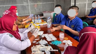 Lapas Kelas IIA Bagansiapiapi Gelar Skrining Penyakit Menular bagi Tahanan Baru