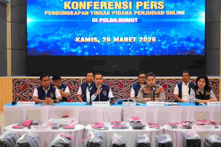 Polda Sumut Gerebek Markas Judi Online di Royal Condominium, 19 Orang Ditangkap