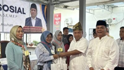 Wakil Ketua Komisi XIII DPR RI Sugiat Santoso Salurkan 50 Paket Sembako di Lapas Labuhan Ruku, Perkuat Kepedulian Ramadhan bagi Keluarga Warga Binaan