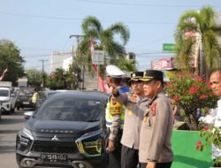 Cegah Kepadatan Arus Mudik, Kapolrestabes Medan Lakukan Pengecekan Pospam Titi Kuning