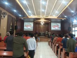 Ibadah Jumat Agung Secara Virtual, Warga Binaan Lapas Kelas I Medan Ikuti Ibadah dengan Khidmat