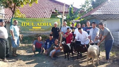 Kodim 0603/Lebak Gelar Penyembelihan Hewan Kurban Idul Adha, Daging Dibagikan ke Warga Kurang Mampu