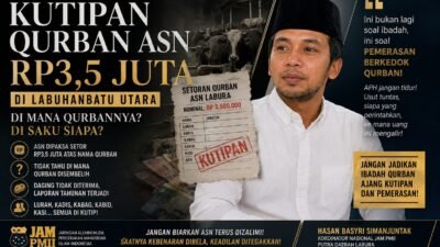 JAM PMII: Dugaan Kutipan Qurban ASN di Labura Harus Diusut, Jangan Jadikan Idul Adha Ladang Pemerasan Berkedok Ibadah