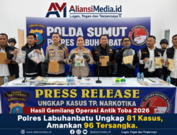Gelar Operasi Antik Toba 2026 Polres Labuhan Batu Berhasil Ungkap 81 Kasus Dan Amankan 96 Tersangka