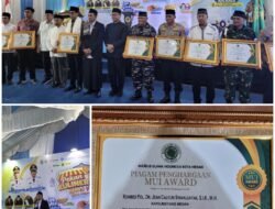 Kota Medan Kian Kondusif, Kapolrestabes Terima Penghargaan dari MUI