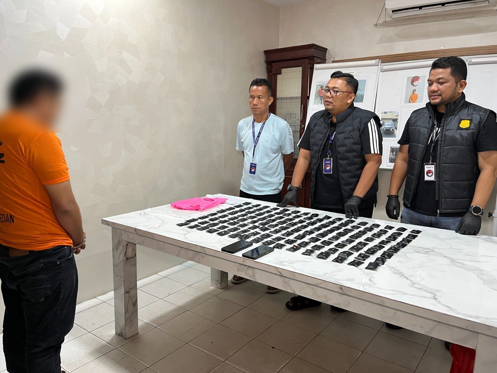 Terungkap! Jaringan Narkoba Berkedok Vape Dikendalikan dari Malaysia, Polisi Sita 128 Pod Getar