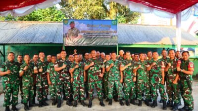 Danrem 064/Maulana Yusuf Kunjungi Koramil Malingping, Tegaskan Pentingnya Kedekatan Rakyat dan Disiplin Prajurit