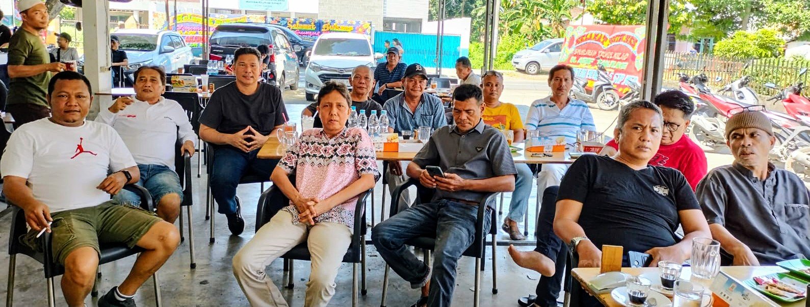 Syukuran Yaumul Milad M. Arif Tanjung, Sahabat Insan Pers & LSM Meriahkan Nobar Piala Dunia