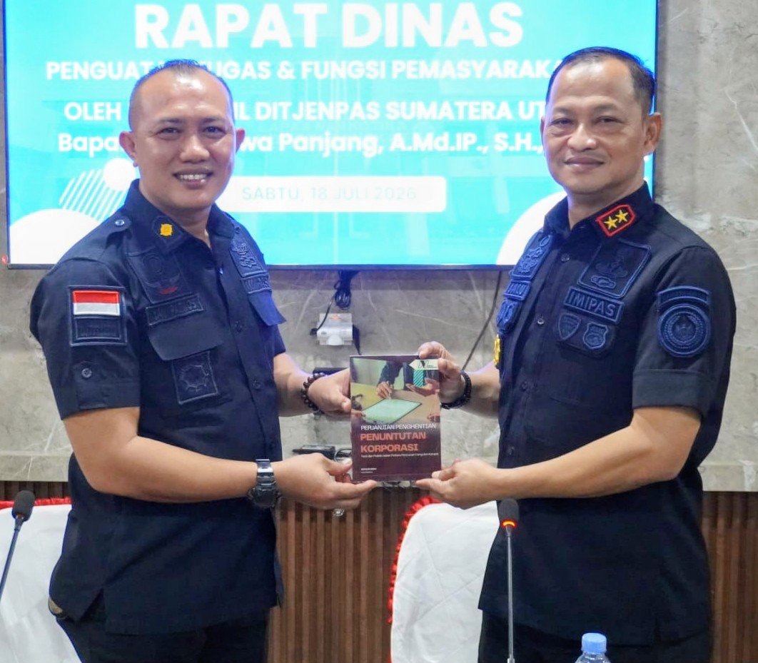 Perkuat Kinerja UPT Pemasyarakatan Langkat, Kakanwil Ditjenpas Sumut Lakukan Bintorwasdal di Lapas Narkotika Langkat
