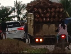 Antisipasi Kecelakaan :Warga Kualuh Leidong Minta Polisi Tertibkan Mobil Truk Angkut Buah Sawit Bertonase Berlebihan