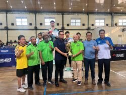 Wali Kota Rico Waas dan Ketum KONI Medan Hadiri Penutupan Turnamen Tenis Meja Antar PTM Piala Wali Kota