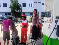 Polsek Sunggal Laksanakan Patroli dan Pengecekan SPBU, Pastikan Distribusi BBM Berjalan Aman dan Lancar