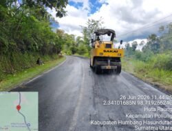Proyek Jalinsum Humbahas Masih Berjalan, CV Fathara Jasa Teknik Janjikan Finishing Ulang