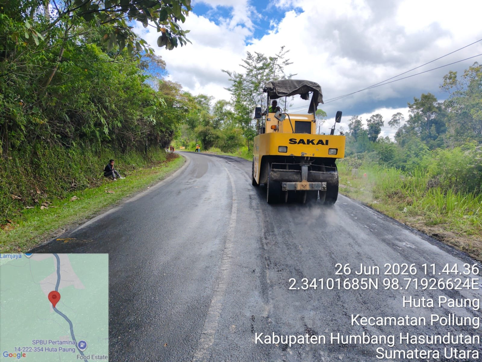 Proyek Jalinsum Humbahas Masih Berjalan, CV Fathara Jasa Teknik Janjikan Finishing Ulang
