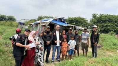 Di Balik Gubuk Reot, Harapan Itu Kembali Menyala: GRIB Jaya Kota Medan Antar Dua Anak Kembali Bersekolah