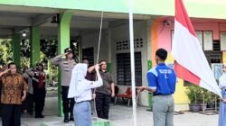 Kanit Samapta Polsek Sunggal Jadi Pembina Upacara Di Yaspend Mulia, Menolak Aksi Gank Motor, Tawuran Dan Penyalahgunaan Narkoba