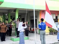 Kanit Samapta Polsek Sunggal Jadi Pembina Upacara Di Yaspend Mulia, Menolak Aksi Gank Motor, Tawuran Dan Penyalahgunaan Narkoba