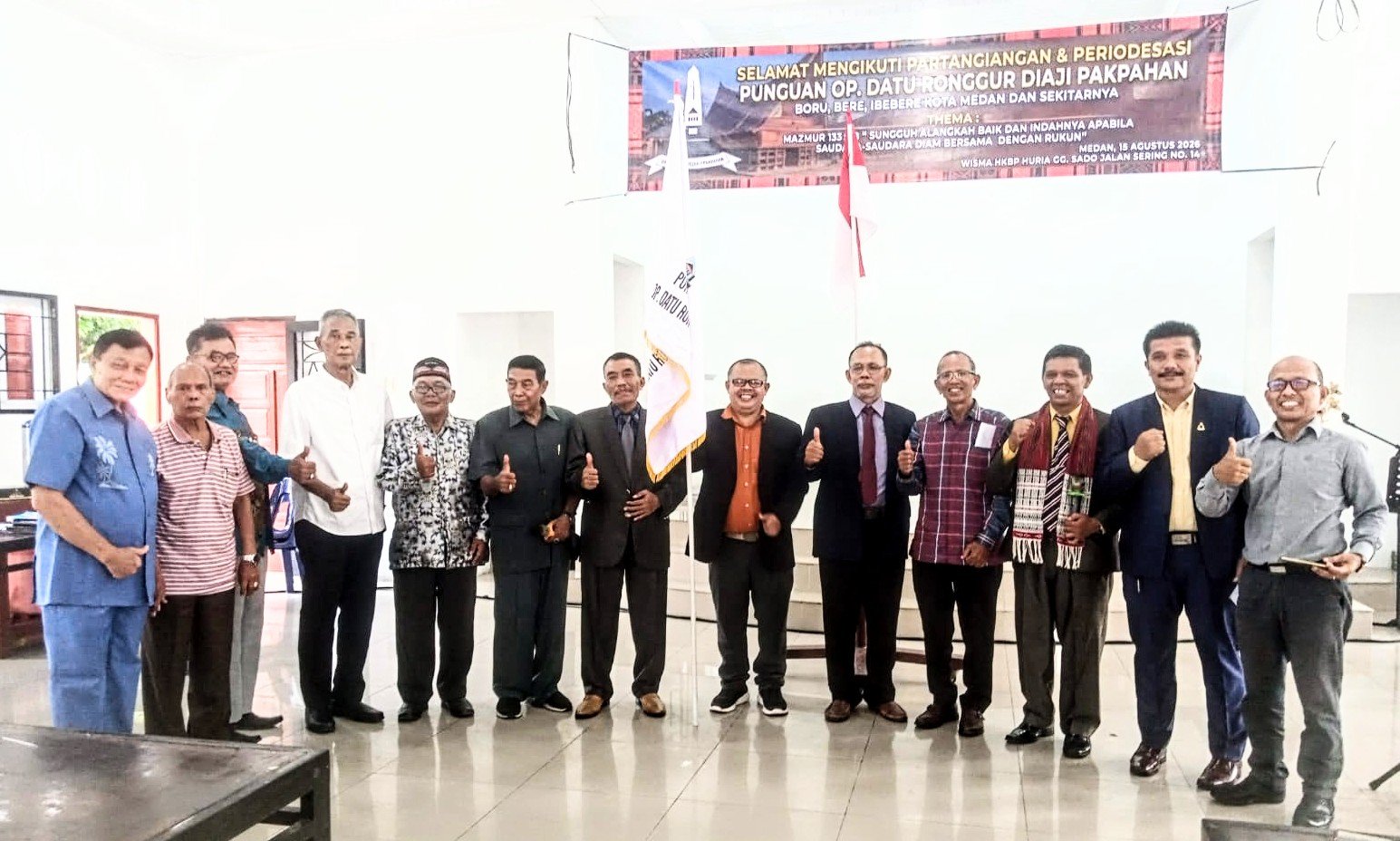 ‎Partangiangan dan Periodisasi Punguan Opung Datu Ronggur Diaji Pakpahan Digelar di Medan ‎