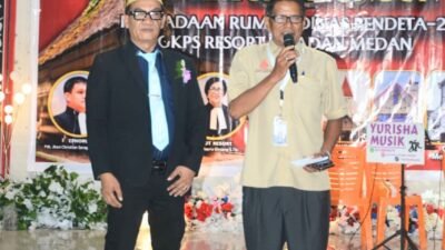John Damanik Apresiasi Bantuan Maruli Siahaan untuk Rumah Dinas Pendeta GKPS