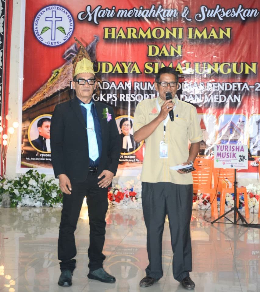 John Damanik Apresiasi Bantuan Maruli Siahaan untuk Rumah Dinas Pendeta GKPS