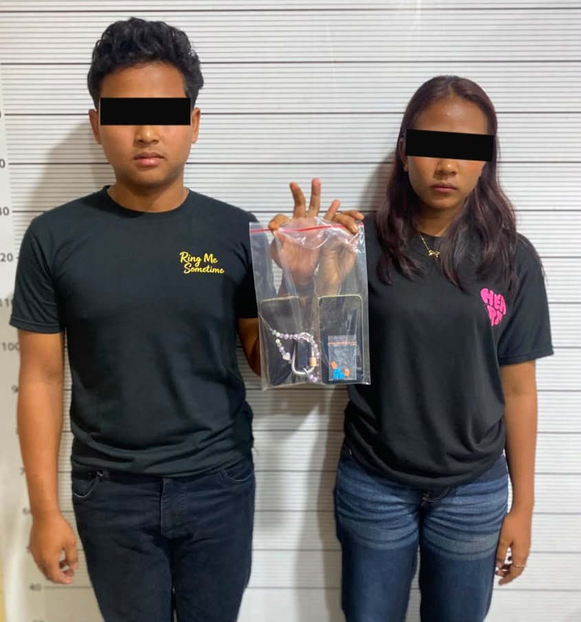 Bisnis Ekstasi, Dua Muda-Mudi Diringkus Polisi di Medan Denai 