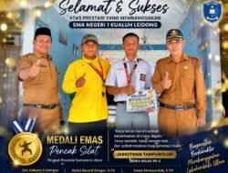 Torehkan Emas di Kejuaraan Pencak Silat Sumut, Jaihotman Tampubolon Harumkan Nama SMA Negeri 1 Kualuh Leidong