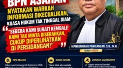 Sengketa Waris Tanah Asahan, Kuasa Hukum Minta Warkah SHM Nomor 24/Aek Loba Dibuka di PN Kisaran