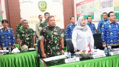 Jelang TMMD ke-130, Kodim 0603/Lebak Matangkan Persiapan Bersama Staf Teritorial TNI AD