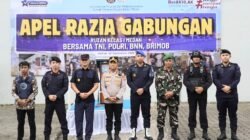 Gandeng Ratusan Pasukan Gegana Brimob, TNI, Polri, BNN, Rutan I Medan Gelar Razia Gabungan Skala Besar dan Tes Urine Warga Binaan