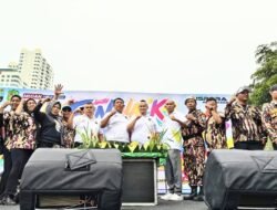 Ribuan Warga Ikuti Funwalk HUT ke-48 GM FKPPI di Lapangan Merdeka Medan