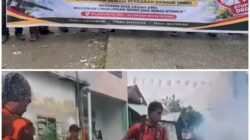 Antisipasi DBD di Musim Pancaroba, Pemuda Pancasila Polonia Gelar Fogging Permukiman Warga