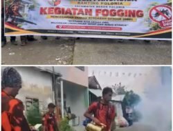 Antisipasi DBD di Musim Pancaroba, Pemuda Pancasila Polonia Gelar Fogging Permukiman Warga