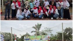 Penry Patartua Nababan, SH., MH., Resmikan Pembukaan Turnamen Voli Semi Open Putra Jilid 3 di Lapangan Voli Cinta Makmur, Kecamatan Panai Hulu, Kabupaten Labuhanbatu,