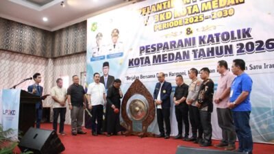 Antonius Tumanggor Pacu Pembinaan Berjenjang, Medan Incar Prestasi di Pesparani Nasional