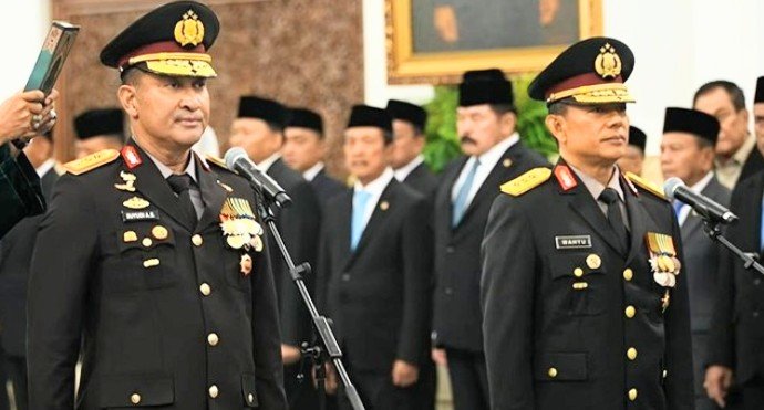 ‎Prabowo Lantik Suyudi Ario Seto Jadi Kapolri, Resmi Sandang Pangkat Jenderal Bintang Empat ‎