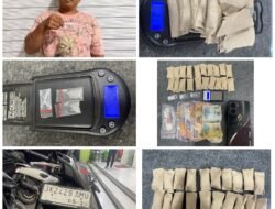 Jual Narkoba di Pinggir Rel Jalan Sutomo, Pria Paruh Baya Disergap Polisi, 3 Paket Sabu dan 20 Paket Ganja Disita