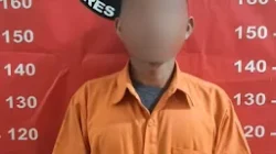 Bacok Tetangga HS diamankan Satreskrim Polres Humbahas 