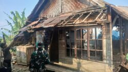 TNI Turun Tangan! Rumah Tak Layak Huni Milik Petani di Lebak Mulai Diperbaiki