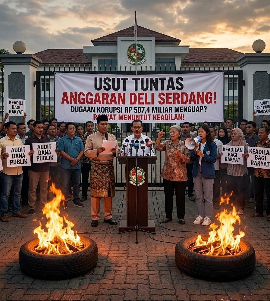 GHARIS Sumut Desak Kejati Periksa Pergeseran Anggaran Deli Serdang Rp507,4 Miliar