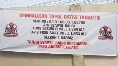 Sengketa Gang Anggrek Medan Memanas, Kuasa Hukum Desak ATR/BPN Buka Data Tanah
