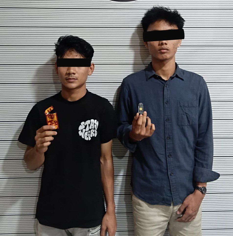 Dua Sahabat Kompak Edarkan Narkoba, POD Getar dan Ekstasi Jadi Barang Bukti