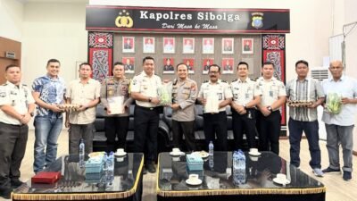 Perkuat Sinergi Antar-APH, Kalapas Sibolga Kunjungi Polres Sibolga
