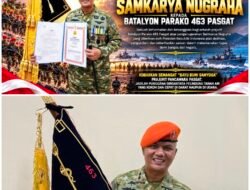 MOMEN BERSEJARAH, BATALYON PARAKO 463 PASGAT TERIMA SAMKARYA NUGRAHA
