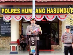 Polri Humanis Polres Humbahas Ajak Masyarakat Tertib Berlalu lintas